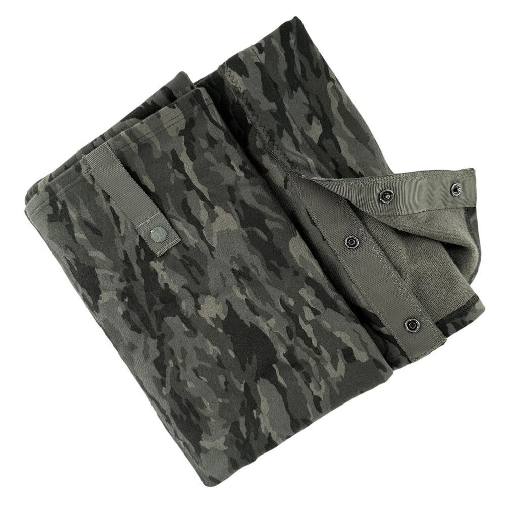 Lululemon Vinyasa Evergreen Camo Print Cotton Convertible Scarf Wrap Camoflage